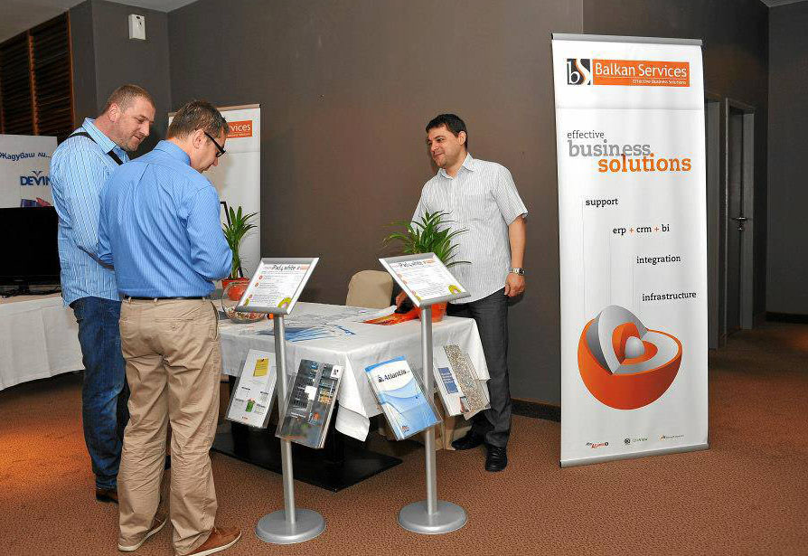 Balkan Services showed a mobile application for analysis of retail data