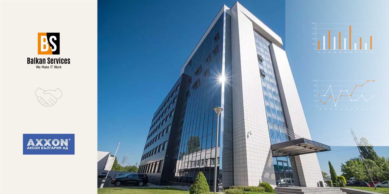 Balkan Services implemented the Qlik Sense BI system at the wholesaler Axxon Bulgaria